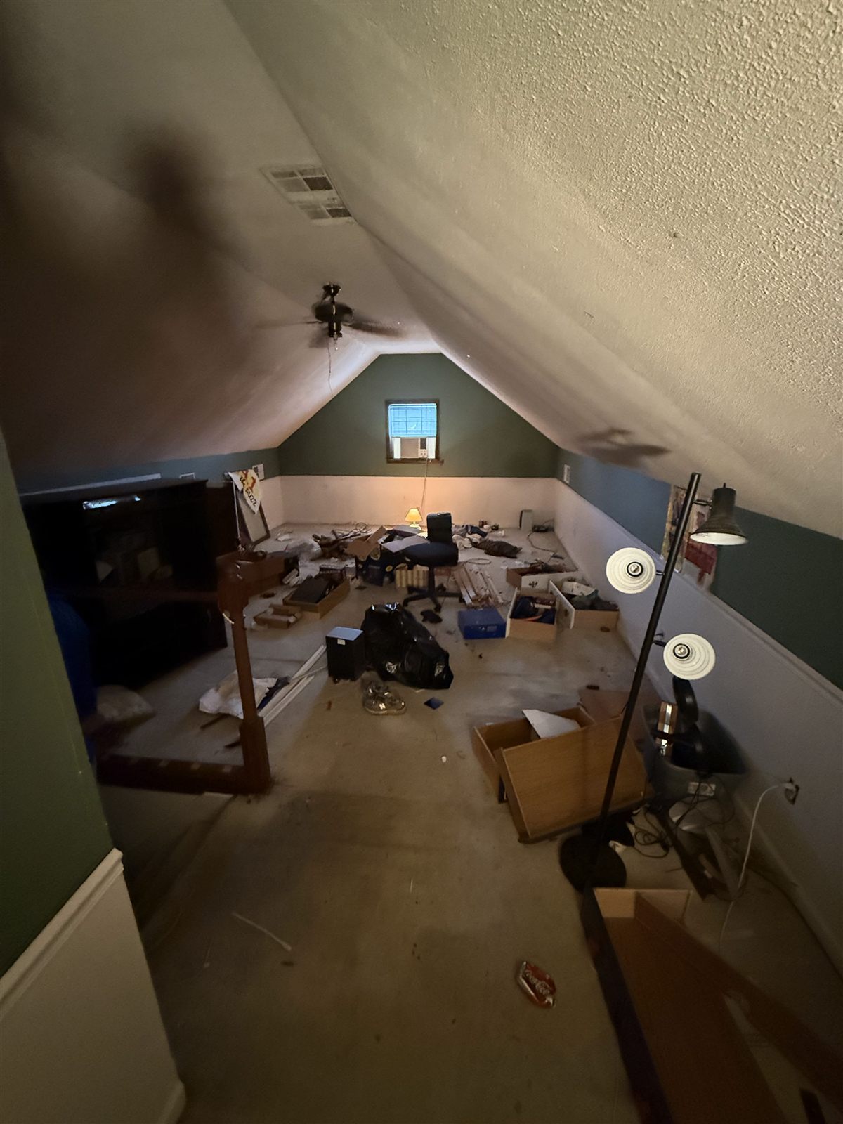Before: Memphis estate cleanout, attic