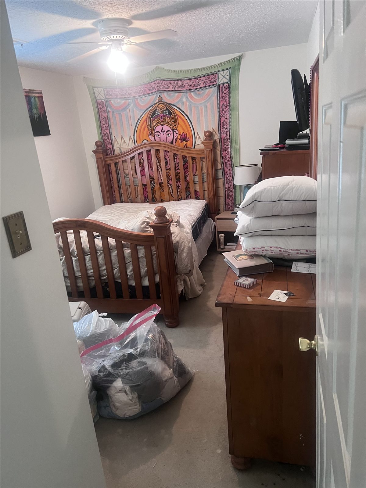 Before: Memphis estate cleanout, second bedroom