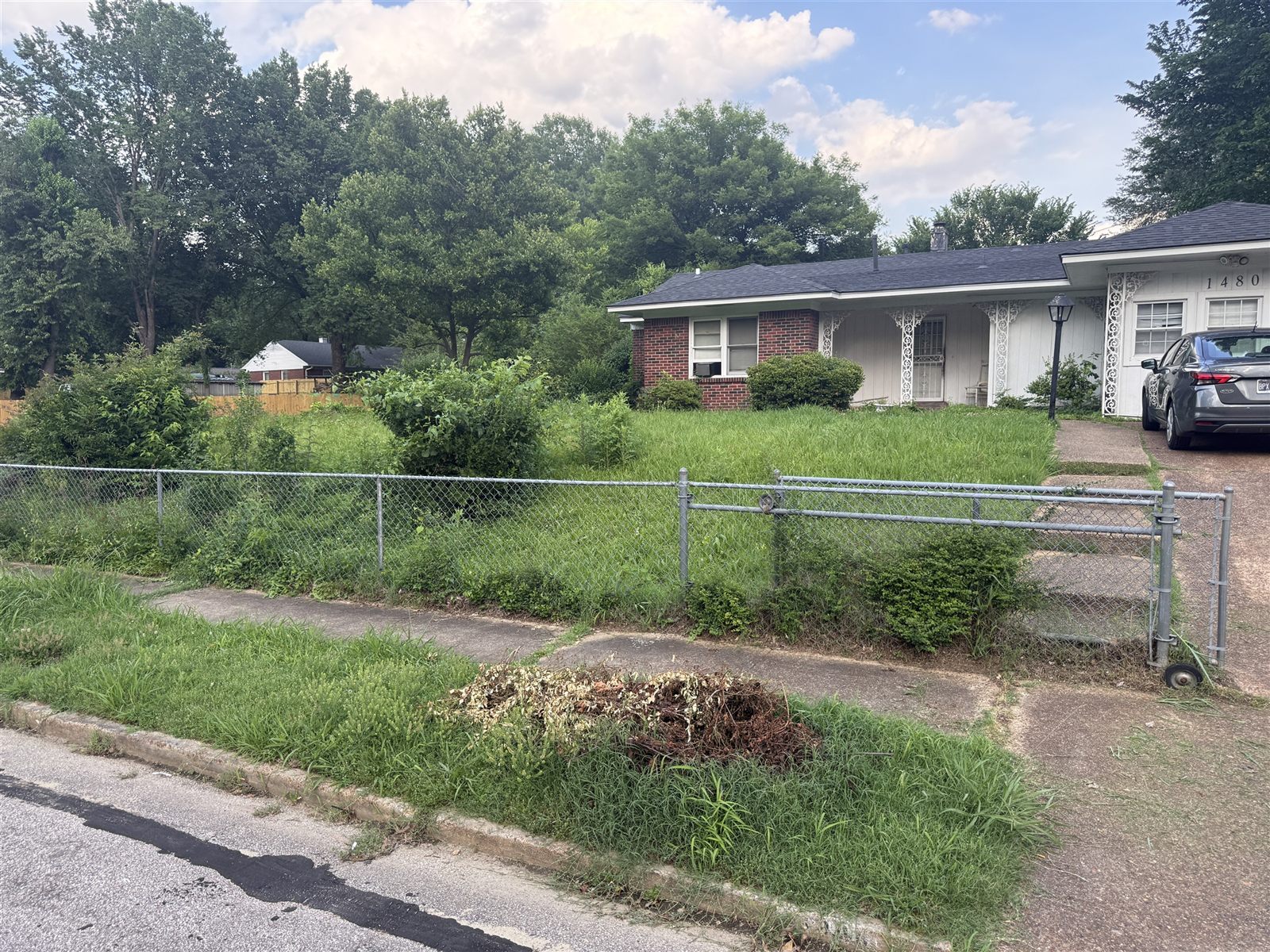 Before: Irene property